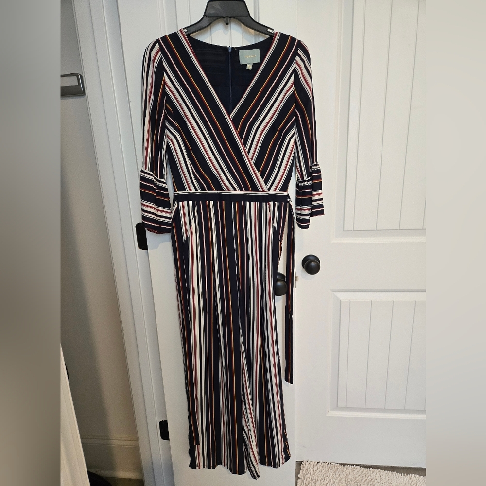 Skies Are Blue Multicolor Striped Jumpsuit